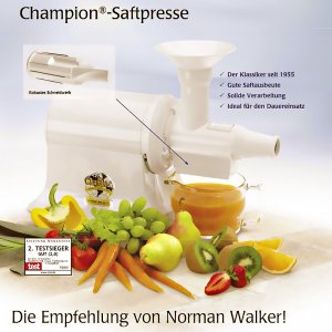 Bild 1 zu Artikel Produktion eingestellt - Champion Entsafter, weiß - Produktion eingestellt 