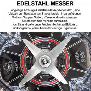 Bild 5 zu Artikel Hochleistungsmixer Tribest Dynapro mit Vakuum-Pumpe, 32.000 U/min, 2 Farben lieferbar 
